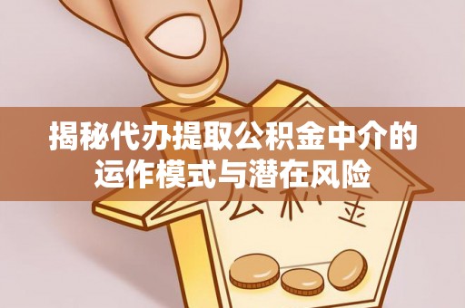 苗栗揭秘代办提取公积金中介的运作模式与潜在风险